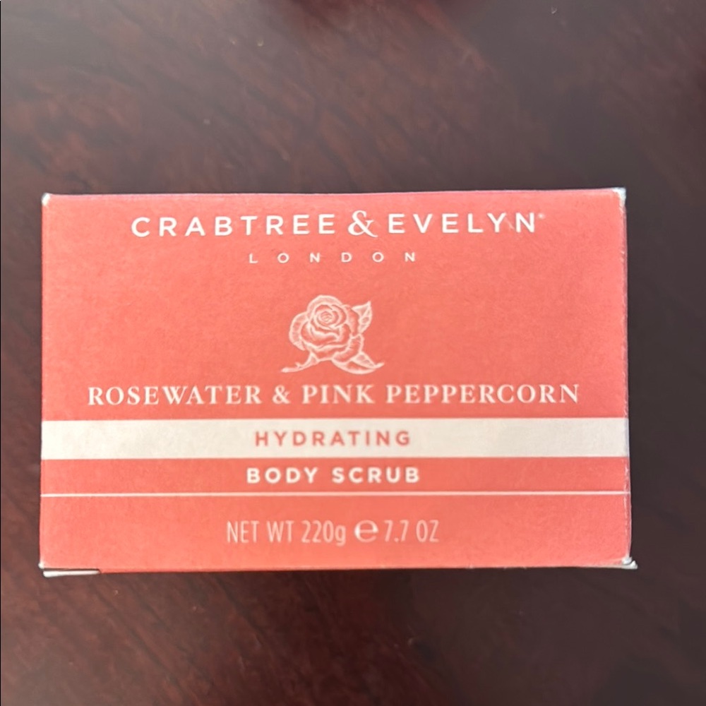 Crabtree & Evelyn Rosewater & Pink Peppercorn Body Scrub
